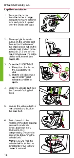 Preview for 20 page of Britax MARATHON CLICKTIGHT User Manual