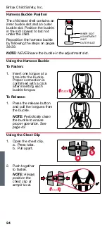 Preview for 26 page of Britax MARATHON CLICKTIGHT User Manual