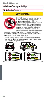 Preview for 34 page of Britax MARATHON CLICKTIGHT User Manual