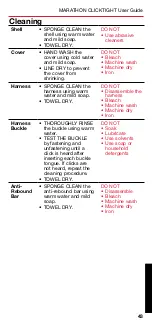 Preview for 45 page of Britax MARATHON CLICKTIGHT User Manual