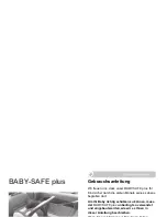 Предварительный просмотр 3 страницы Britax Romer Baby-Safe plus User Instructions