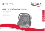 Britax ROMER PRIMO BASE User Instructions preview