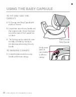 Preview for 20 page of Britax Safe-n-sound Baby Capsule Instructions For Installation & Use