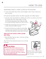 Preview for 37 page of Britax Safe-n-sound Baby Capsule Instructions For Installation & Use