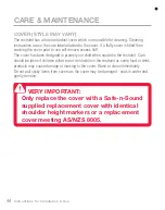 Preview for 44 page of Britax Safe-n-sound Baby Capsule Instructions For Installation & Use