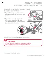 Preview for 61 page of Britax Safe-n-sound Baby Capsule Instructions For Installation & Use