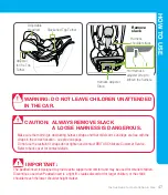 Предварительный просмотр 47 страницы Britax safe-n-sound BS0072E-020133 Instructions For Installation & Use