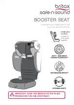 Britax Safe-n-Sound BS4900A-020130 Series Instructions For Installation & Use preview