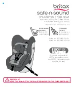 Preview for 1 page of Britax safe-n-sound BS7300S-020133 Manual