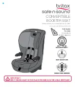 Preview for 1 page of Britax Safe-n-sound BS8100A-020133 Series Instructions For Installation & Use