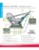 Предварительный просмотр 10 страницы Britax Safe-n-Sound Convertible Child Restraint with Adjustable Headrest or Backrest Instructions For Installation And Use Manual