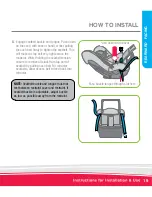 Предварительный просмотр 19 страницы Britax Safe-n-Sound Convertible Child Restraint with Adjustable Headrest or Backrest Instructions For Installation And Use Manual