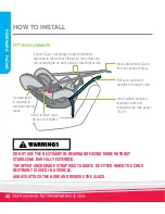 Предварительный просмотр 22 страницы Britax Safe-n-Sound Convertible Child Restraint with Adjustable Headrest or Backrest Instructions For Installation And Use Manual