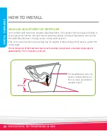 Предварительный просмотр 24 страницы Britax Safe-n-Sound Convertible Child Restraint with Adjustable Headrest or Backrest Instructions For Installation And Use Manual