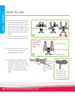 Предварительный просмотр 26 страницы Britax Safe-n-Sound Convertible Child Restraint with Adjustable Headrest or Backrest Instructions For Installation And Use Manual