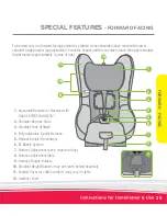 Предварительный просмотр 29 страницы Britax Safe-n-Sound Convertible Child Restraint with Adjustable Headrest or Backrest Instructions For Installation And Use Manual