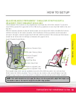 Предварительный просмотр 33 страницы Britax Safe-n-Sound Convertible Child Restraint with Adjustable Headrest or Backrest Instructions For Installation And Use Manual