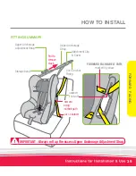 Предварительный просмотр 39 страницы Britax Safe-n-Sound Convertible Child Restraint with Adjustable Headrest or Backrest Instructions For Installation And Use Manual