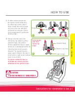 Предварительный просмотр 41 страницы Britax Safe-n-Sound Convertible Child Restraint with Adjustable Headrest or Backrest Instructions For Installation And Use Manual