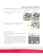 Предварительный просмотр 47 страницы Britax Safe-n-Sound Convertible Child Restraint with Adjustable Headrest or Backrest Instructions For Installation And Use Manual