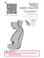 Britax Safe-n-sound Tourer Instruction Manual preview