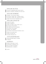 Preview for 3 page of Britax Steelcraft STROLL LITE LX5012 Series Manual