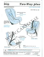 Britax Two-way plus Universal User Instruction preview