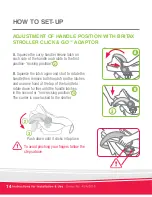 Preview for 14 page of Britax UNITY Instructions For Installation And Use Manual