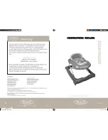 Предварительный просмотр 1 страницы Britax ZOOM WALKER - SERIES WM-2112US Manual