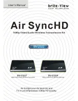 Brite View Air SyncHD BV-2322 User Manual предпросмотр