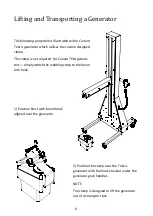 Предварительный просмотр 6 страницы Britec GENERATOR HOIST V22 User Manual