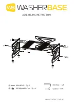 Предварительный просмотр 1 страницы Britec WASHERBASE Assembling Instructions