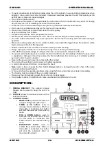 Предварительный просмотр 4 страницы Briteq B04751 Operation Manual