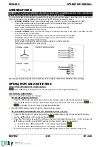 Предварительный просмотр 6 страницы Briteq bt-626 Operation Manual