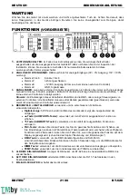 Предварительный просмотр 23 страницы Briteq bt-626 Operation Manual