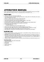 Preview for 3 page of Briteq BT-H2FOG II Operation Manual