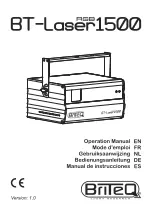 Предварительный просмотр 1 страницы Briteq BT-LASER1500 RGB Operation Manual