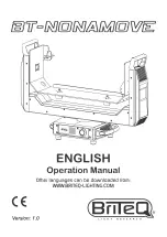 Briteq BT-NONAMOVE Operating Manual предпросмотр