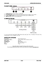 Предварительный просмотр 6 страницы Briteq BT-STR4 Operation Manual