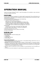 Preview for 3 page of Briteq BT-VMS3 Operation Manual