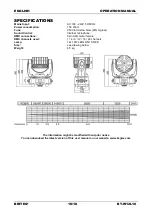 Предварительный просмотр 20 страницы Briteq BT-W12L10 Wash Operation Manual