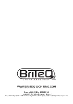 Предварительный просмотр 21 страницы Briteq BT-W12L10 Wash Operation Manual