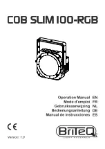 Briteq COB SLIM IOO-RGB Operation Manual preview