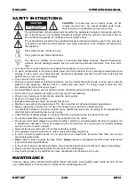 Preview for 3 page of Briteq DS12 Operation Manual