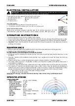 Preview for 6 page of Briteq LDP-FLODD-WW Series Operation Manual