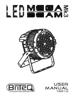 Предварительный просмотр 1 страницы Briteq LED MEGA BEAM MK3 User Manual