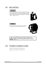 Предварительный просмотр 9 страницы Briteq LED Power Beam User Manual