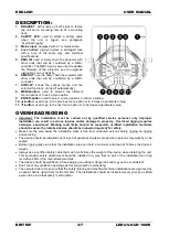 Preview for 5 page of Briteq LED UV-GUN 100W Operation Manual