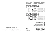 Briteq pd-32A Operation Manual предпросмотр