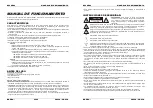 Preview for 15 page of Briteq pd-32A Operation Manual